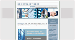 Desktop Screenshot of beekmanadvisors.com